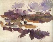 Paul Cezanne La Montagne Sainte-Victoire vue des Lauves Spain oil painting artist